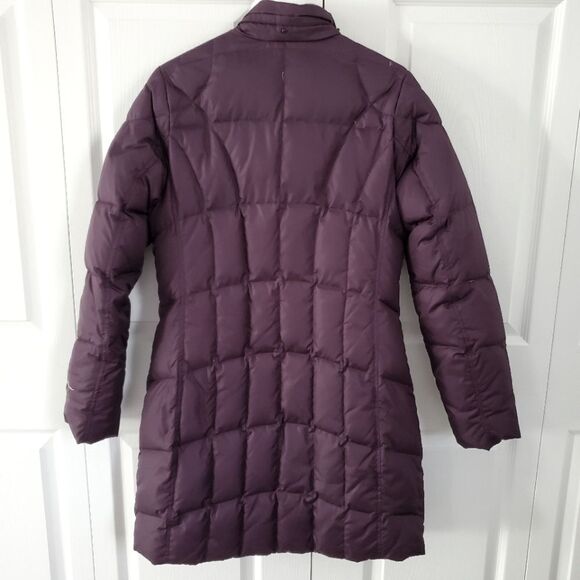 Eddie Bauer Long Winter Parka Coat Plum Purple Women's Size Medium - Picture 4 of 4